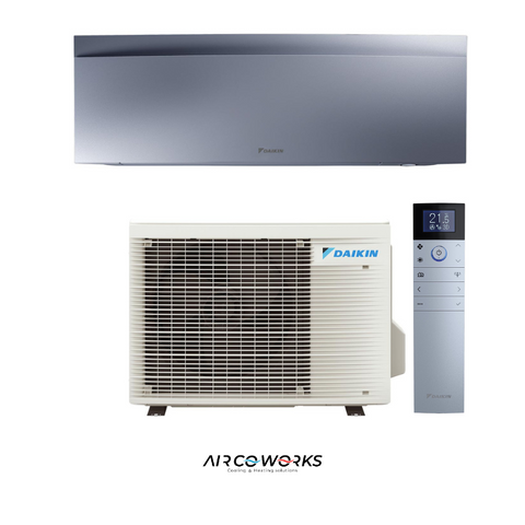 Daikin Emura wandmodel FTXJ42AS + RXJ42A 4,2kW zilver